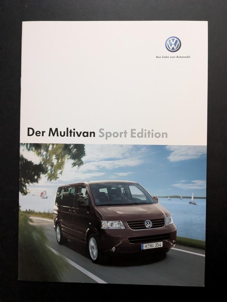 Brochure VW T5 Multivan Sport Edition 2006 (Duits), Ophalen of Verzenden, Zo goed als nieuw, Volkswagen