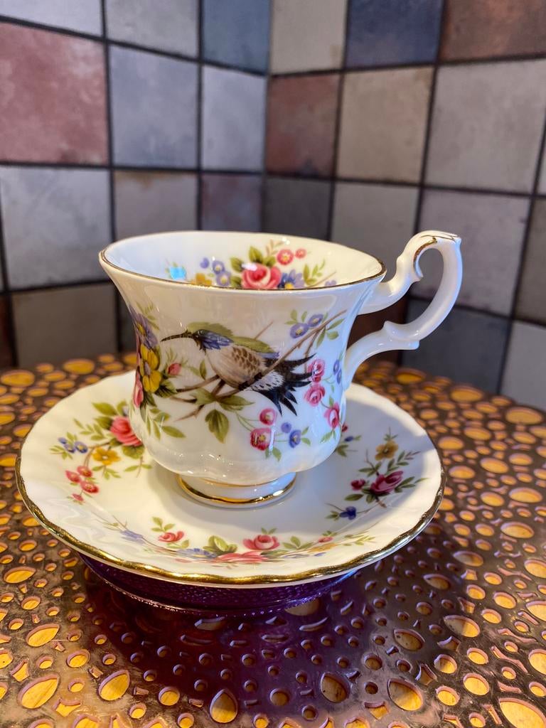 Royal Albert,Humming Bird,Woodland Series,kop en schotel, Ophalen of Verzenden