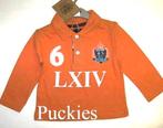 Oranje Soul & Glory polo maat 80 NIEUW (9537) a, Kinderen en Baby's, Babykleding | Maat 80, Soul & Glory, Nieuw, Ophalen of Verzenden