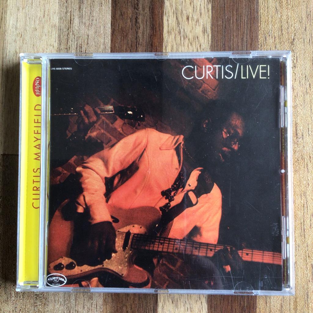 Curtis Mayfield - Live + bonus tracks, Ophalen of Verzenden, 2000 tot heden, Zo goed als nieuw