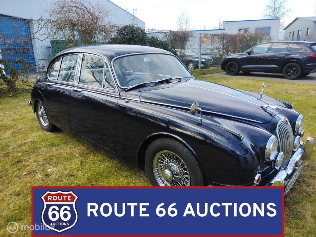 Jaguar MK2 | 1963 | Route 66 Auctions, Auto's, Overige carrosserieën, Zwart, Bedrijf, Handgeschakeld