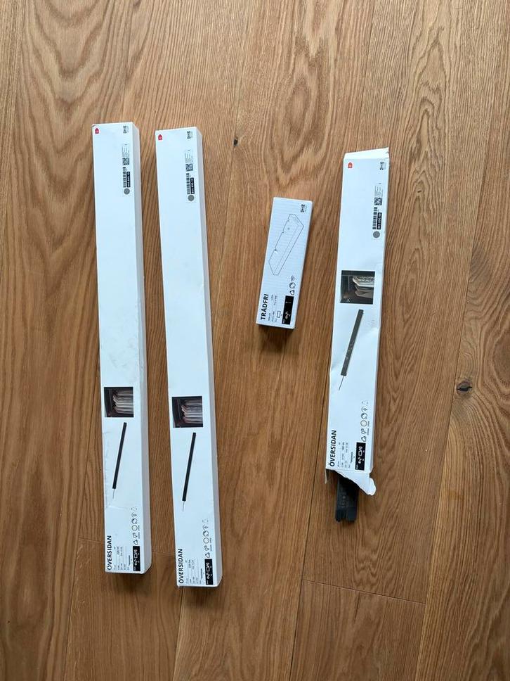 IKEA TRÅDFRI ÖVERSIDAN LED-verlichting (3 stuks) + afstandsb, Huis en Inrichting, Lampen | Losse lampen, Nieuw, Led-lamp, Minder dan 30 watt