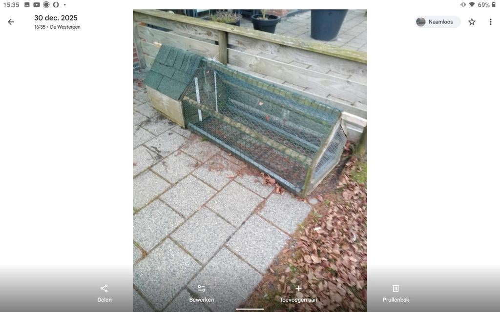 Gratis konijnenren, Dieren en Toebehoren, Knaagdieren en Konijnen | Toebehoren, Ophalen, Gebruikt, Overige typen