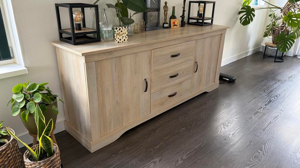 Dressoir 218x50,2x89 cm (LxBxH), Ophalen, Gebruikt, 200 cm of meer, Met lade(s)