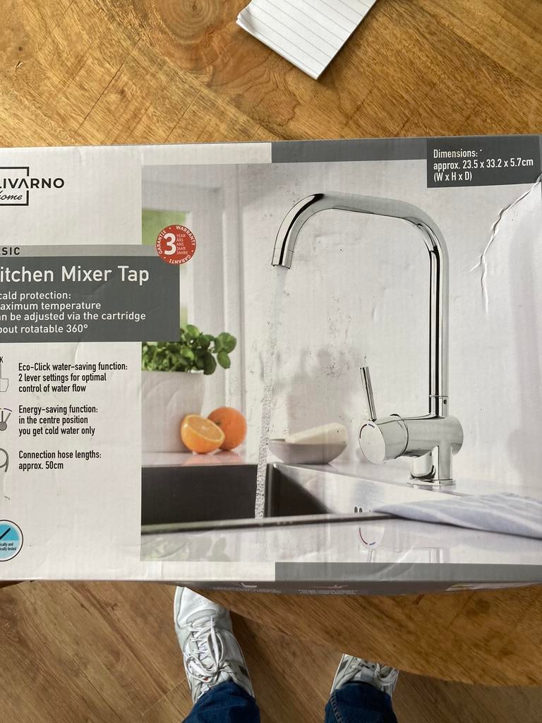 Kraan keuken meng kraan., Ophalen, Minder dan 50 cm, Nieuw, Minder dan 100 cm