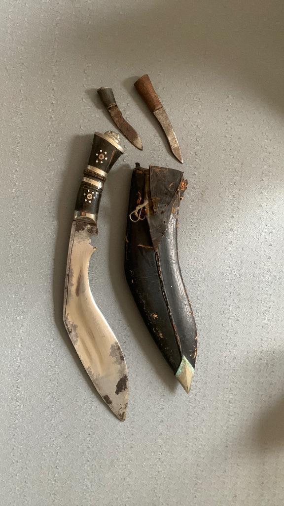 Kukri, Verzamelen, Ophalen of Verzenden, Landmacht, Azië, Mes of Dolk