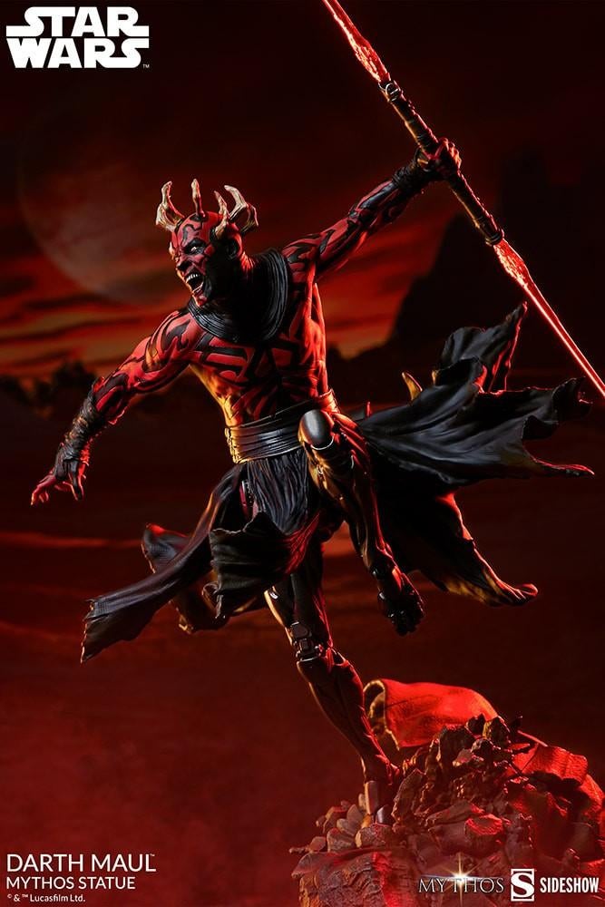 Darth Maul Mythos 1/6 Sideshow Star Wars 60cm, Ophalen of Verzenden, Zo goed als nieuw