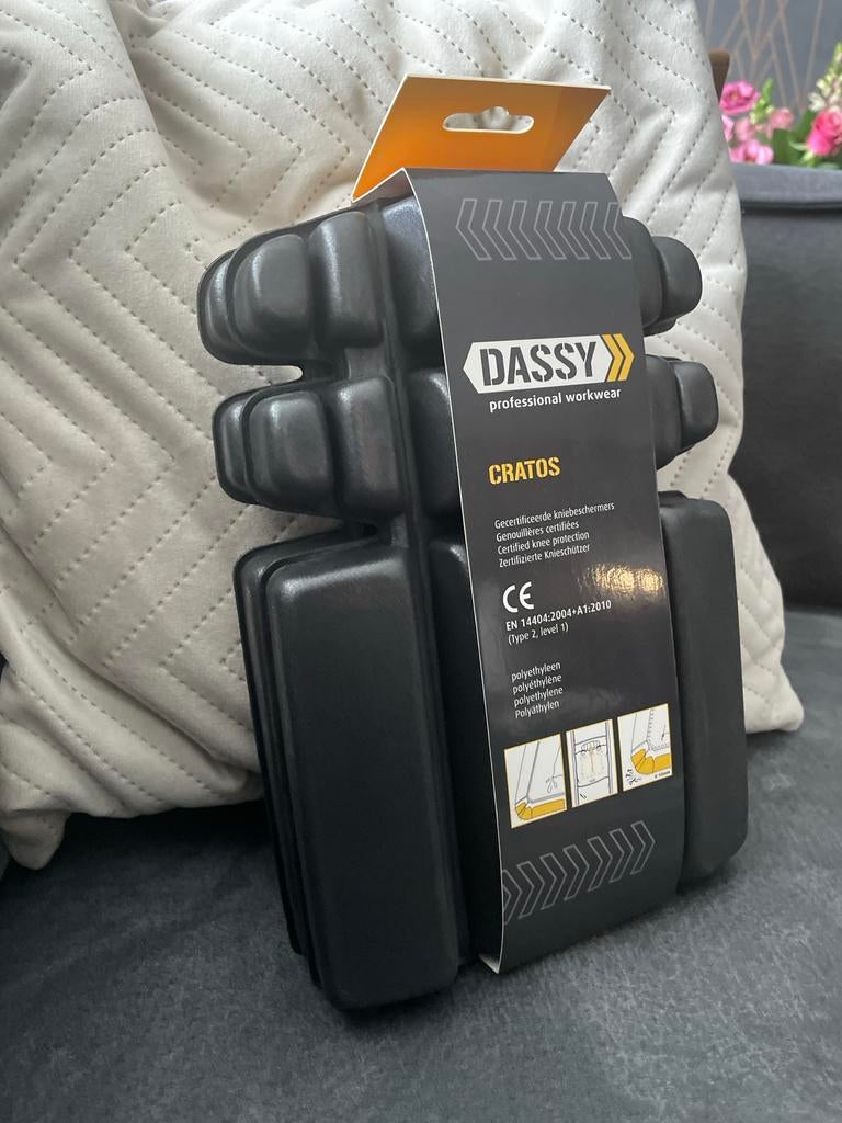 Dassy Cratos gecertificeerde kniebeschermers, Doe-het-zelf en Verbouw, Veiligheidskleding, Ophalen of Verzenden, Nieuw