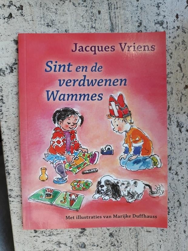SINT  EN  DE  VERDWENEN  WAMMES  van  Jacques Vriens  , Boeken, Ophalen of Verzenden, Zo goed als nieuw, Fictie algemeen