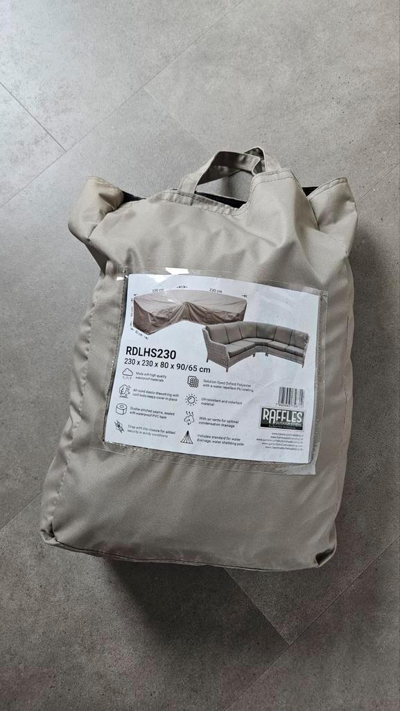 Loungesethoes 230x230x80/65 cm - Waterdicht & UV-bestendig, Tuin en Terras, Tuinmeubel-accessoires, Ophalen