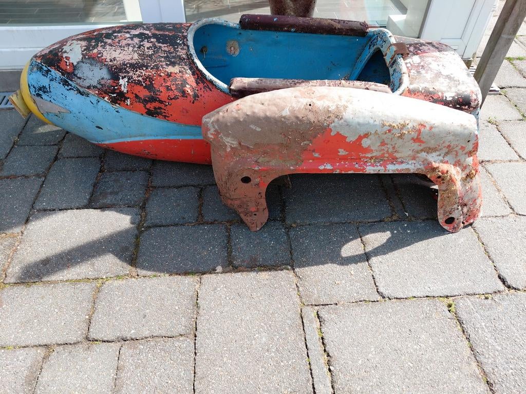 Duna zijspan bak, aluminium, restauratie object. Zijspan,, Motoren, Ophalen of Verzenden, Gebruikt