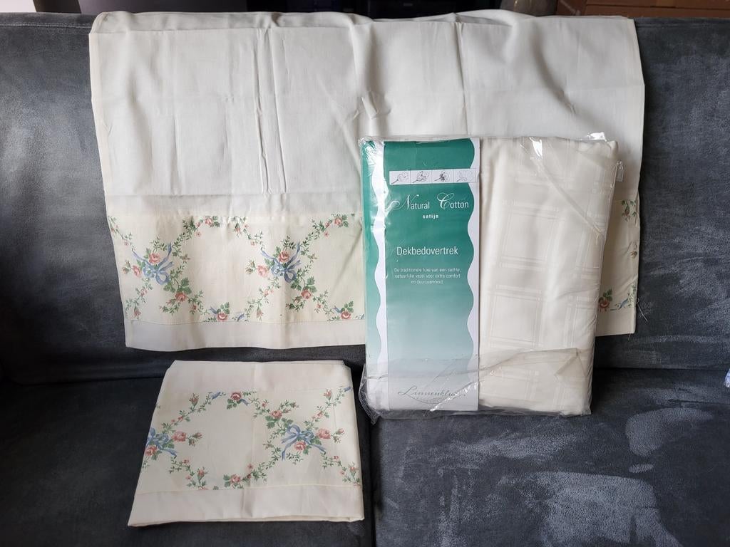 Dekbedovertrek, dekbedhoes satijn/katoen 240×200/220, Ophalen of Verzenden, Nieuw, Tweepersoons, Dekbedovertrek