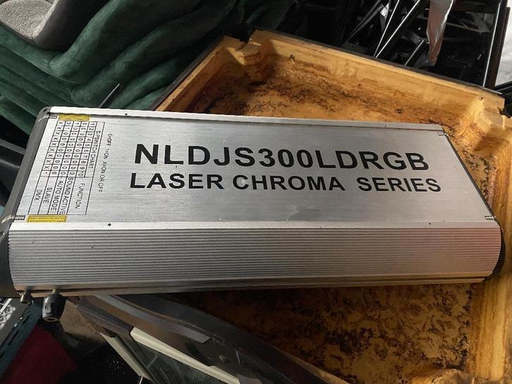 DJ Scan RGB 300 Laser Chroma Series, Muziek en Instrumenten, Licht en Laser, Gebruikt, Laser, Geluidgestuurd, Kleur, Stroboscoopeffect