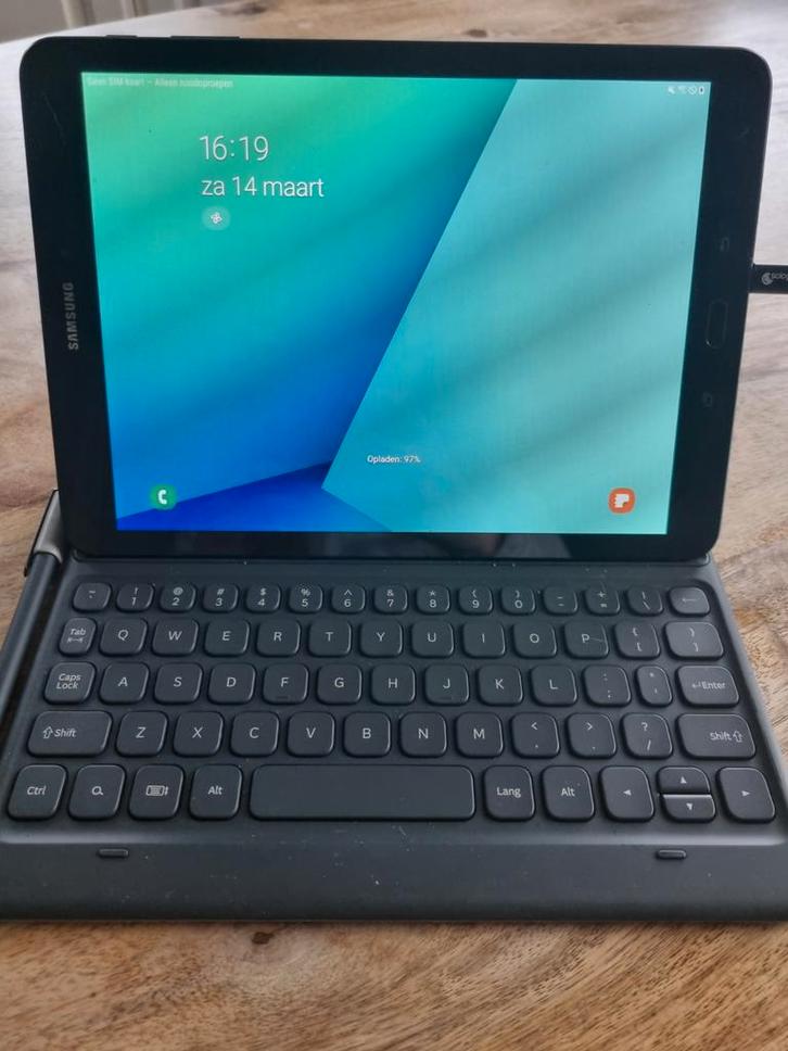 Samsung Galaxy Tab S3 met toetsenbord en S Pen, Computers en Software, Android Tablets, Zo goed als nieuw, Wi-Fi, 9 inch, 32 GB