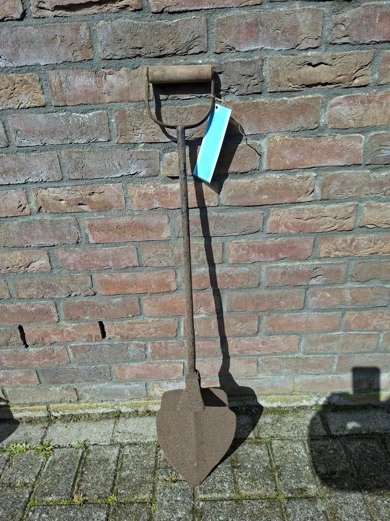 Oude kuilgrasschep, aardappelen schop, aardappelpoter, Tuin en Terras, Hand-tuingereedschap, Ophalen, Gebruikt