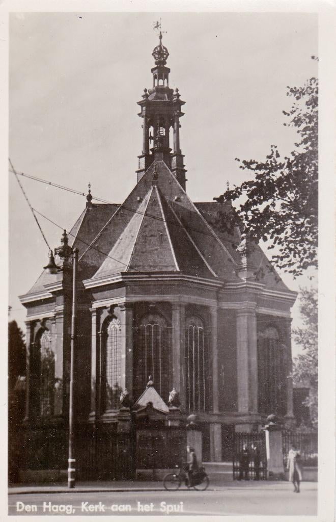 00154 Den Haag - Kerk aan het Spui, Verzenden, 1920 tot 1940, Ongelopen, Zuid-Holland