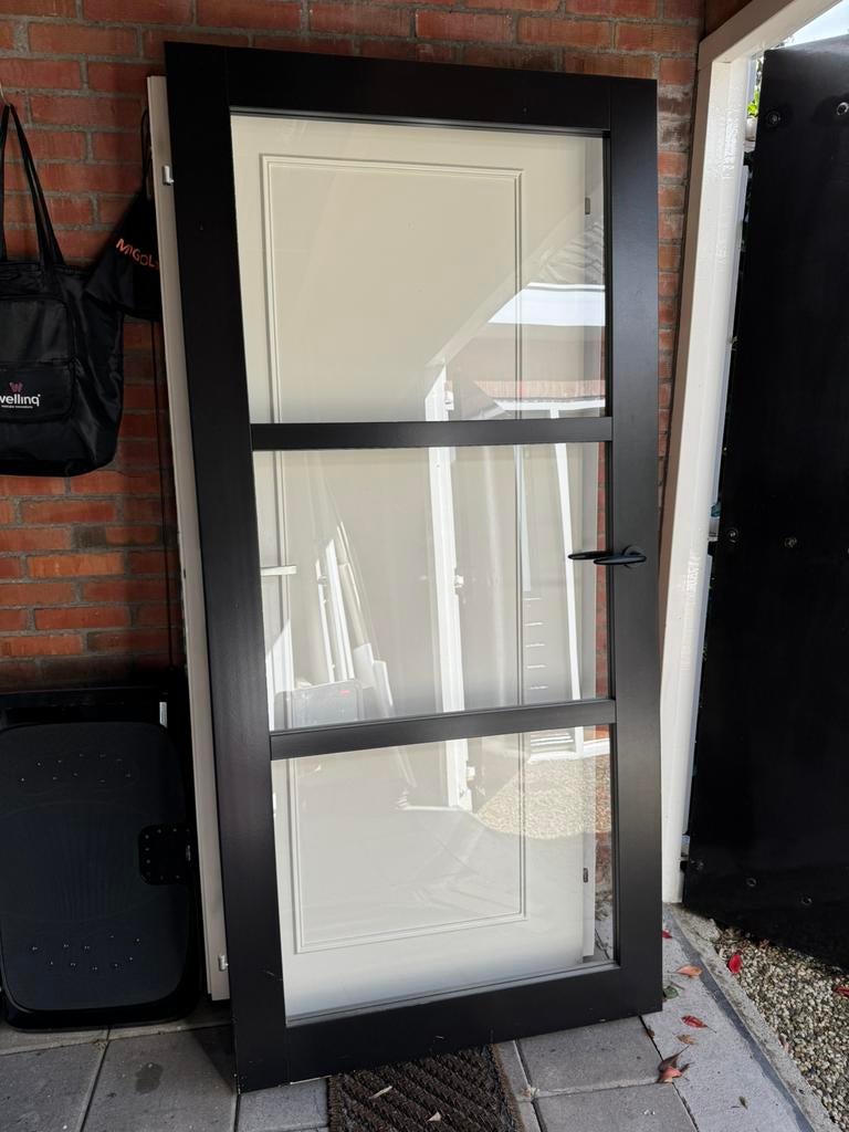 Binnendeur met glas, Ophalen, Binnendeur, Zo goed als nieuw, 200 tot 215 cm