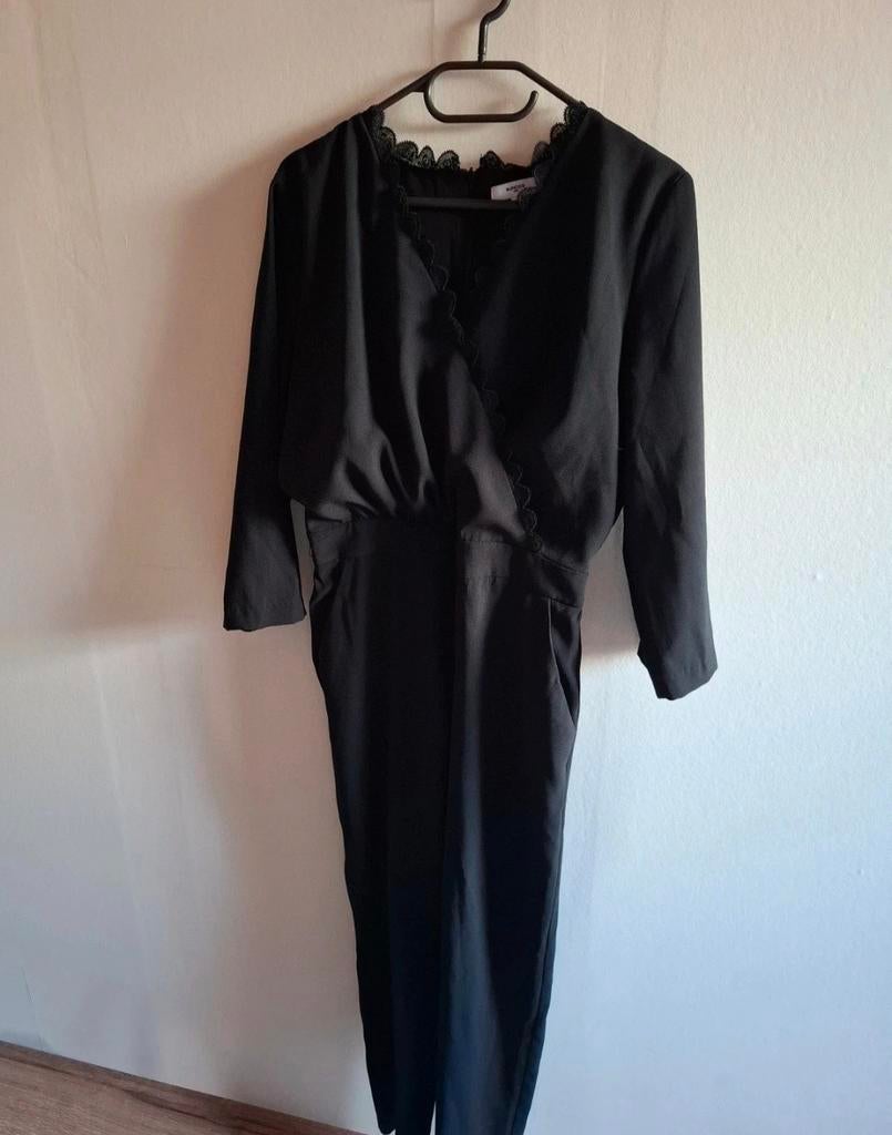 Suncoo Jumpsuit Zwart Maat 38 met Kanten Details, Maat 38/40 (M), Zwart, Ophalen of Verzenden, Zo goed als nieuw