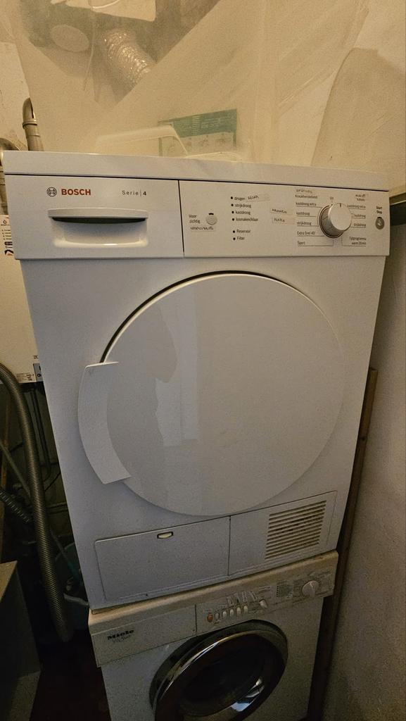 Bosch Serie 4 droger - Gebruikt, Witgoed en Apparatuur, Wasdrogers, Gebruikt, Condens, Voorlader, 6 tot 8 kg, 85 tot 90 cm, Ophalen