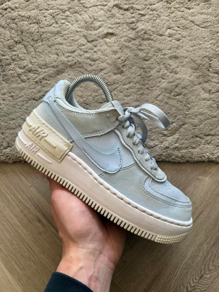 Nike air force one shadow hydrogen blue 37.5, Kleding | Dames, Schoenen, Ophalen of Verzenden, Wit, Sneakers of Gympen