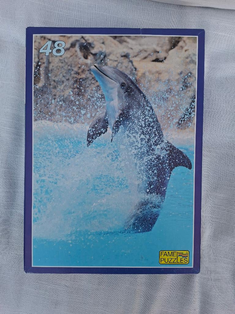 Dolfijn puzzel, Ophalen of Verzenden, 10 tot 50 stukjes, Gebruikt, 4 tot 6 jaar