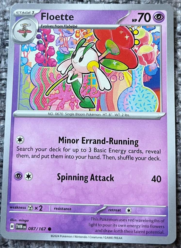 Pokémonkaart Floette (670) • Twilight Masquerade (087/167), Verzenden, Nieuw, Losse kaart