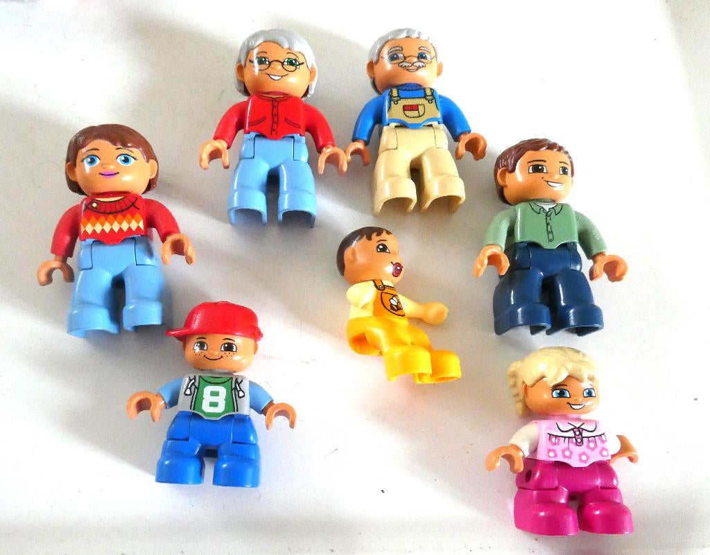 duplo  gezin poppetjes, Kinderen en Baby's, Speelgoed | Duplo en Lego, Ophalen, Zo goed als nieuw, Complete set, Duplo