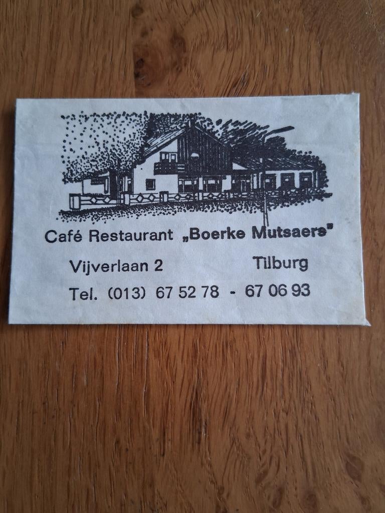 Suikerzakje #540 Boerke Mutsaers Tilburg, Verzenden, Nederland