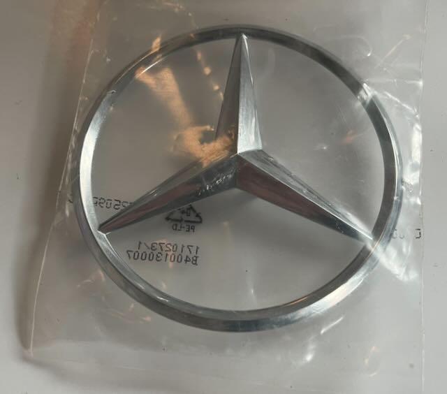 MERCEDES    embleem logo nieuw +- 8cm, Verzamelen, Ophalen of Verzenden, Nieuw, Auto's