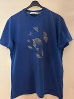 Stone island shirt met mooie print xl, Ophalen of Verzenden, Zo goed als nieuw, Maat 56/58 (XL), Blauw