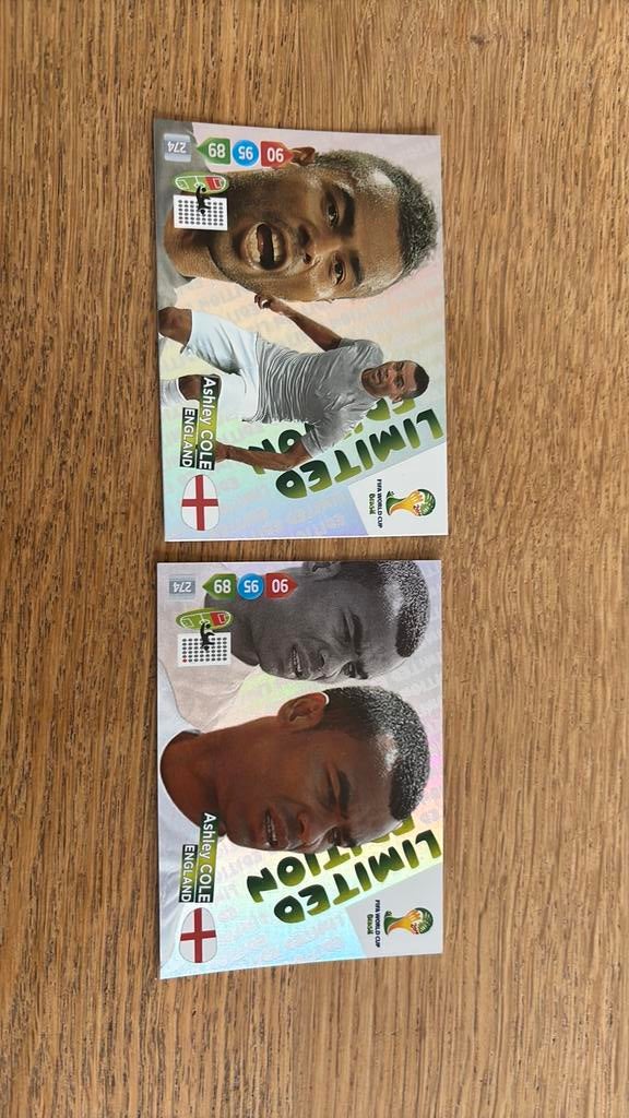 Panini adrenalyn xl Fifa World Cup 2014 Ashley Cole, Ophalen of Verzenden, Zo goed als nieuw, Plaatje