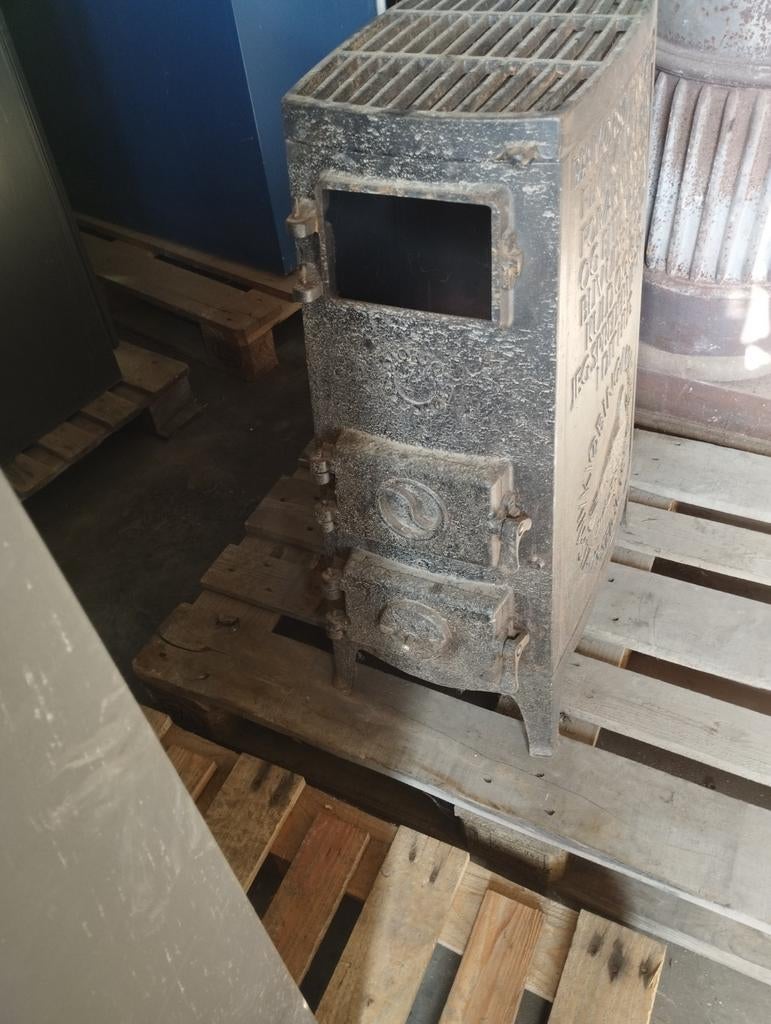 Gietijzeren hout kachel, Ophalen, X, X, X