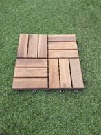 Houten tuintegels, Tuin en Terras, Tegels en Klinkers, Ophalen, Zo goed als nieuw, Minder dan 5 m², Hout