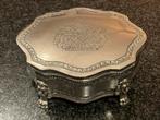 Zwaar verzilverd Italiaans sieradendoos, Antiek en Kunst, Ophalen of Verzenden, Zilver