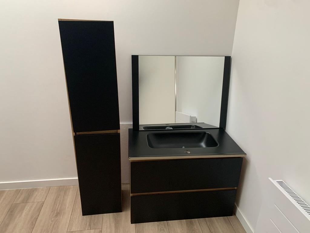 Nieuwe Milenio Hoge Badkamerkast met Garantie bij Praxis, Ophalen, (Half)hoge kast, Minder dan 50 cm, Nieuw