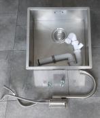 Keukenspoelbak  + keukenkraan  + sifon, Ophalen of Verzenden, Zo goed als nieuw