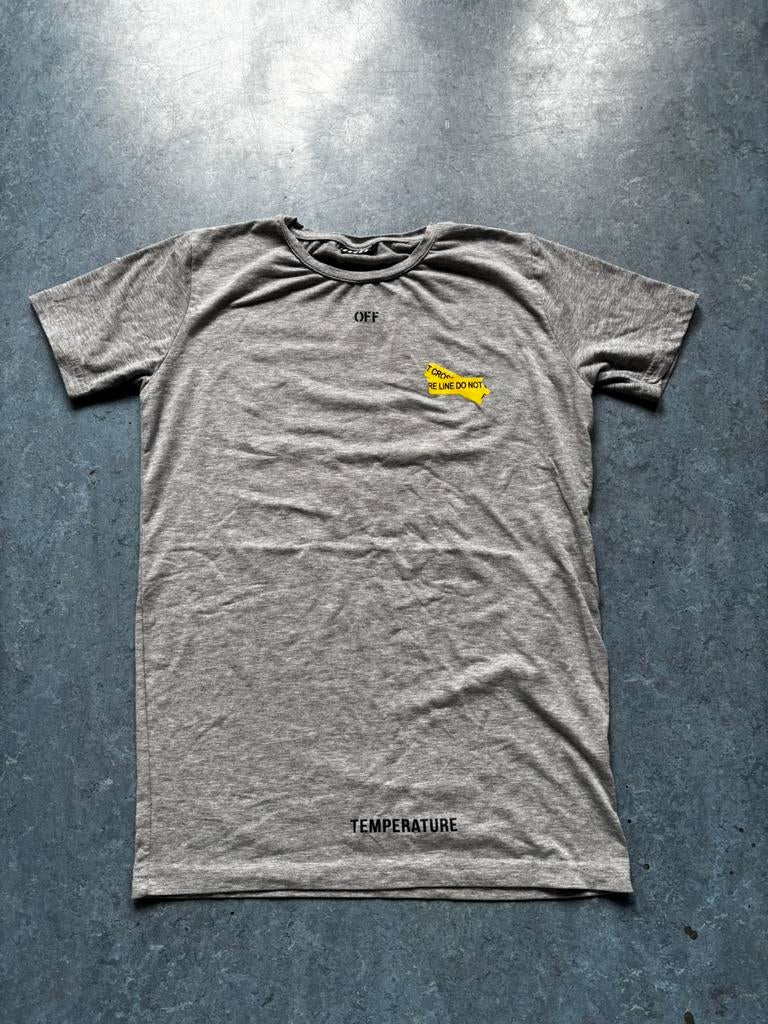 Off White t-shirt, Kleding | Heren, T-shirts, Ophalen of Verzenden, Zo goed als nieuw, Maat 46 (S) of kleiner, Grijs