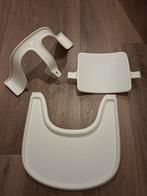 stokke babyset met playtray wit, Kinderen en Baby's, Ophalen, Zo goed als nieuw, Meegroeistoel