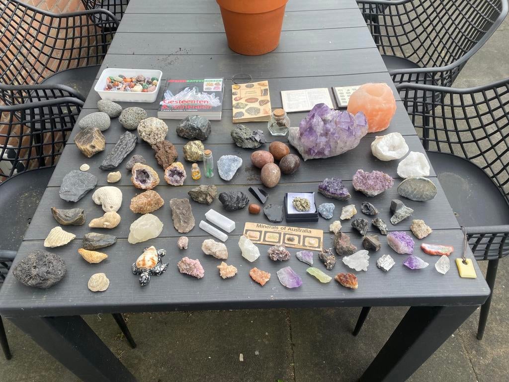 Grote collectie mineralen, gesteenten en schelpen, Ophalen, Mineraal