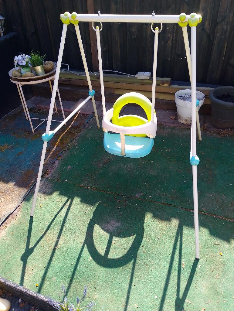 Babyschommel smoby zgan, Kinderen en Baby's, Speelgoed | Buiten | Speeltoestellen, Ophalen, Zo goed als nieuw, Schommel