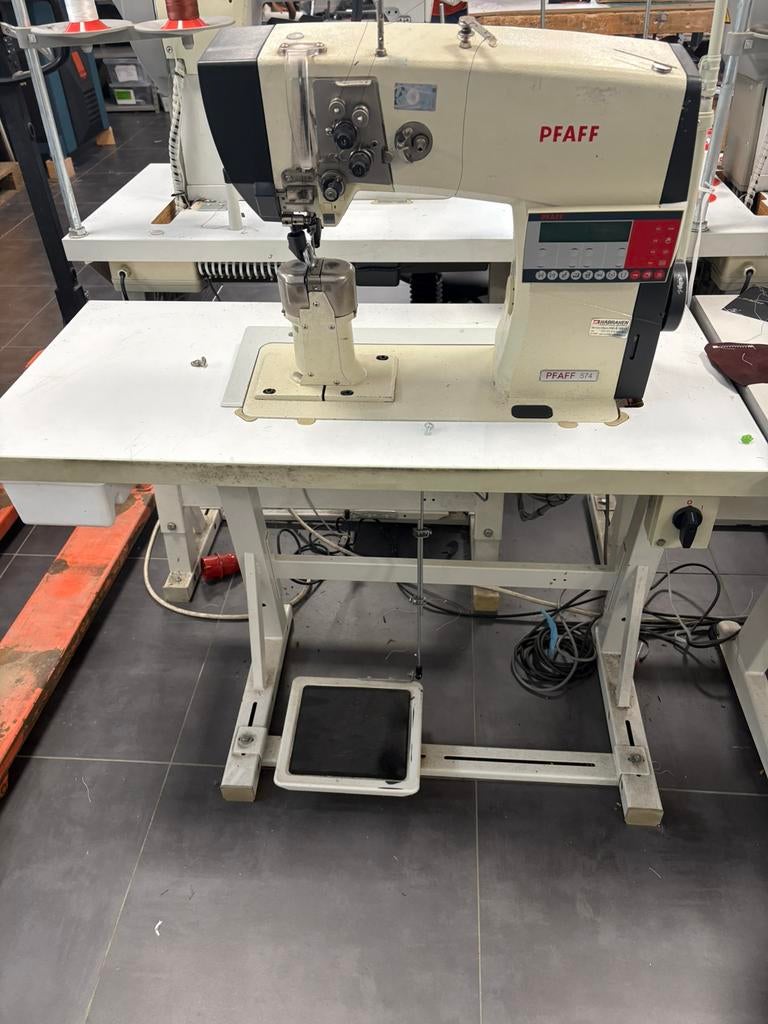 PFAFF DUBBEL ZUILNAAIMACHINE SCHOENMAKER, Ophalen, Zo goed als nieuw, Naaimachine, Pfaff
