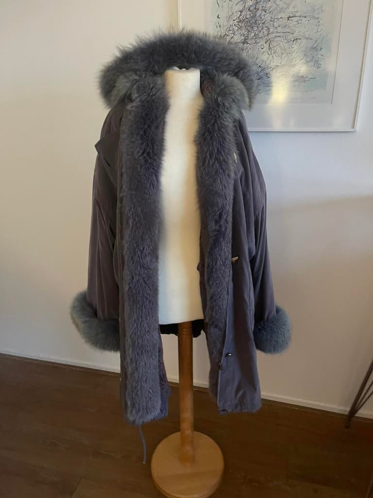 Arma vossen bontjas/ echte bont/vos, Ophalen of Verzenden, Zo goed als nieuw, Maat 38/40 (M), Bruin