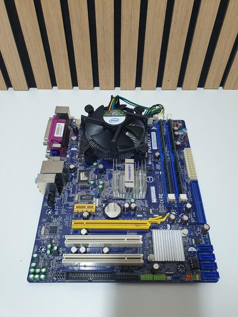 Foxconn G31MXP Moederbord + Intel Pentium Dual-Core E5200, Computers en Software, ., Refurbished, ., Intel