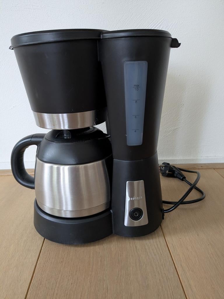 Tristar CM-1234 koffiezetapparaat met thermoskan, Afneembaar waterreservoir, Koffiemachine, Ophalen of Verzenden, Zo goed als nieuw