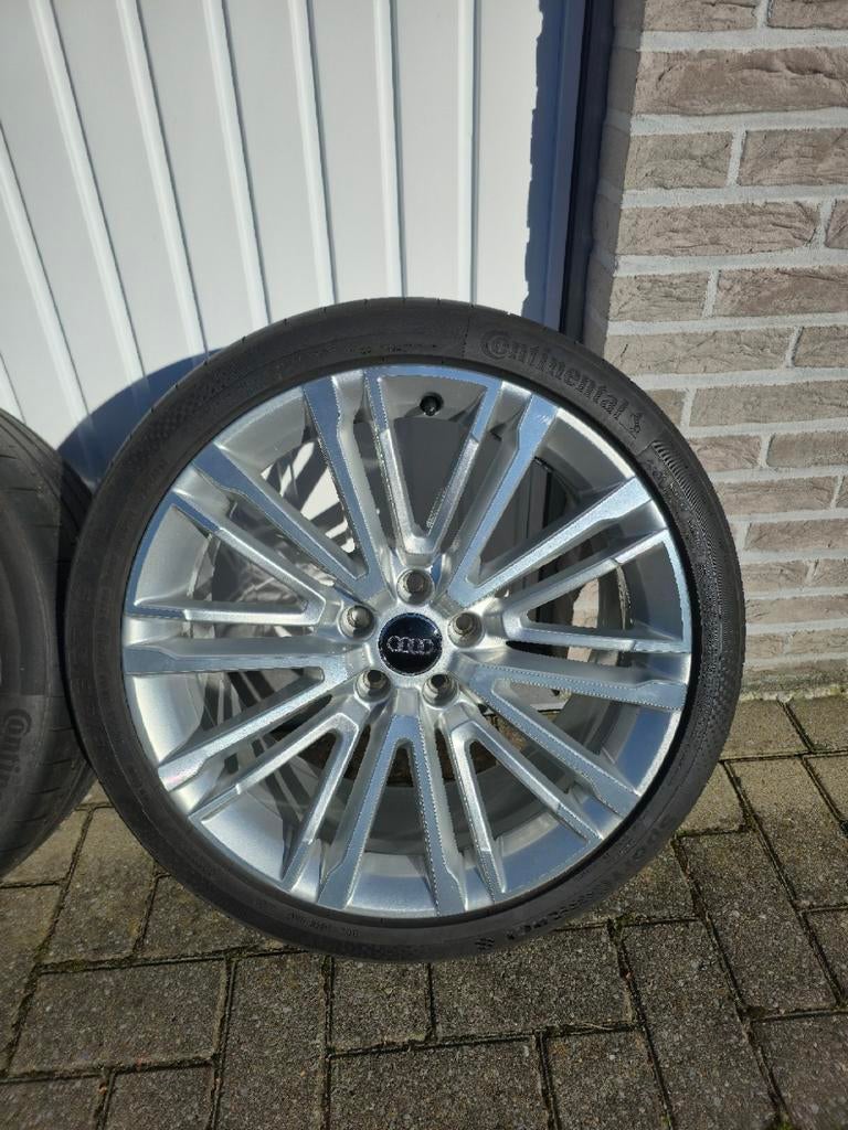 Originele audi 19" velgen in nieuwstaat, 245 mm, Velg(en), Zomerbanden, Ophalen