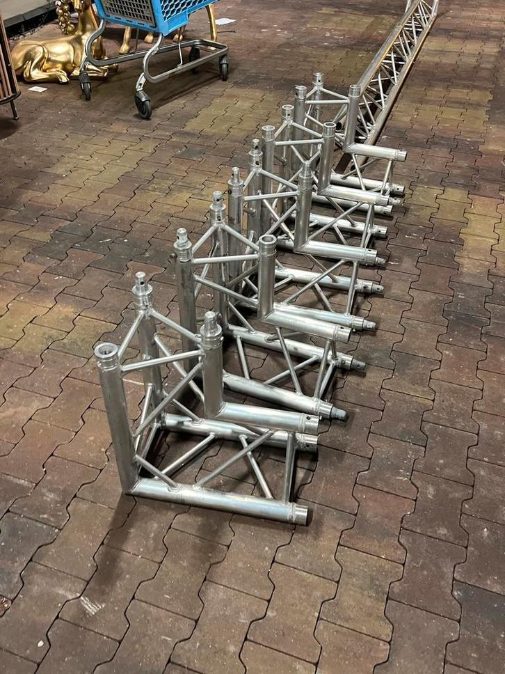 Diverse Prolyte trussen (hoeken en rechte delen), Muziek en Instrumenten, Licht en Laser, Gebruikt, Niet ingevuld, Niet ingevuld