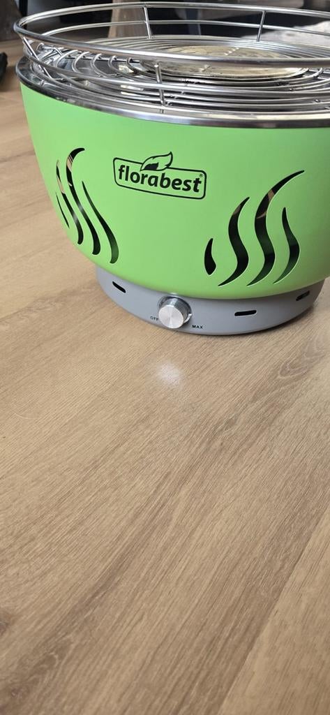 Florabest houtskool BBQ met ventilator, Ophalen of Verzenden, Zo goed als nieuw, Florabest, Met accessoires