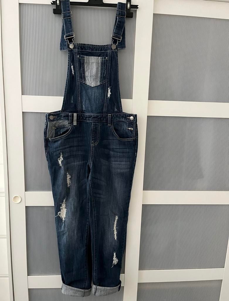 Dames jeans tuinbroek maat L Promod Denim, Ophalen of Verzenden, Zo goed als nieuw, Blauw
