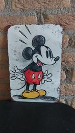 Mickey Mouse metalen bord, Verzamelen, Ophalen of Verzenden, Mickey Mouse, Nieuw