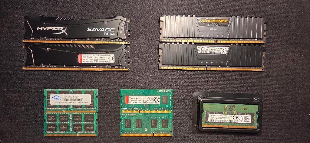 RAM Geheugen: 128GB DDR5 / 64GB DDR4 / Mac & Laptop RAM, Computers en Software, RAM geheugen, DDR4, Ophalen of Verzenden, Zo goed als nieuw